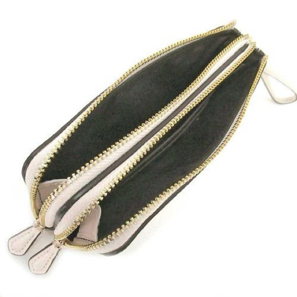 Coach Signature Beige Wristlet - Picture 3 of 7